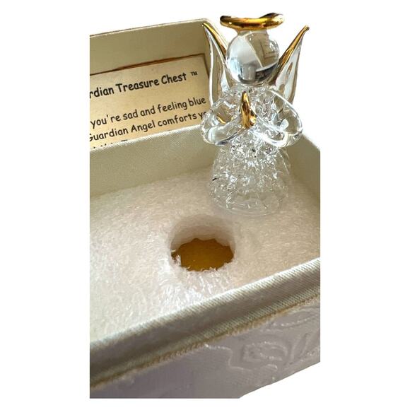 My Guardian Angel Treasure Chest By Lavie Angel w/ Prayer Poem Christianity - Picture 2 of 6